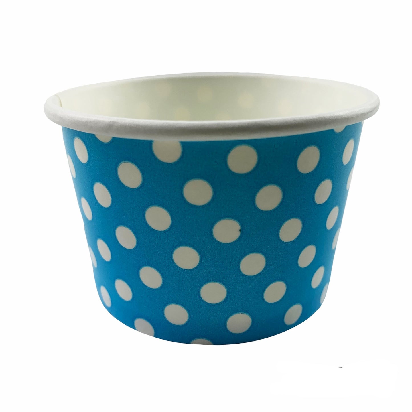 Heyiwell 1000PC/Case 4OZ Polka Dot Paper Ice Cream Cups,Disposable Dessert Cups Hot and Cold Food Paper Cups