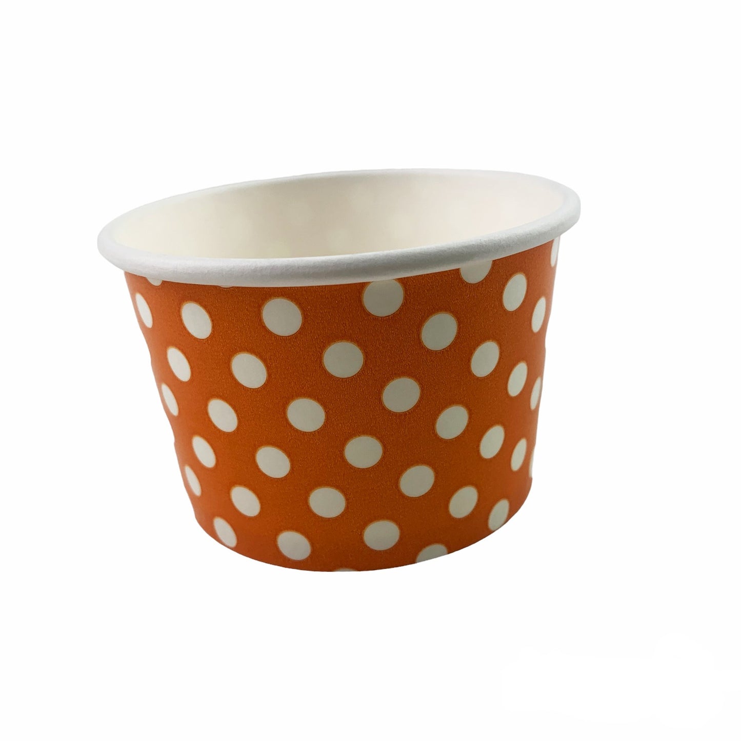 Heyiwell 1000PC/Case 4OZ Polka Dot Paper Ice Cream Cups,Disposable Dessert Cups Hot and Cold Food Paper Cups