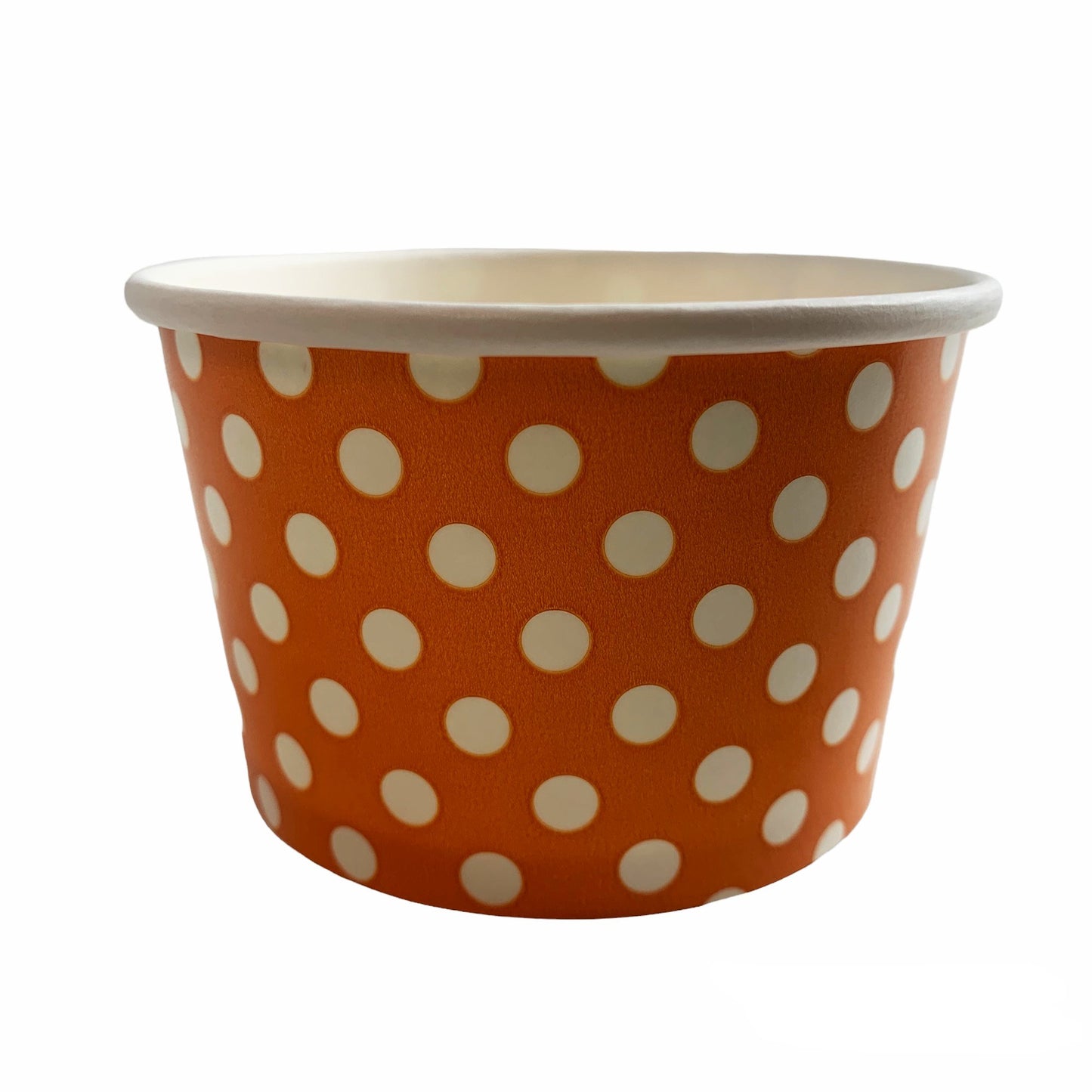 Heyiwell 1000PC/Case 6OZ Polka Dot Paper Ice Cream Cups,Disposable Dessert Cups Hot and Cold Food Paper Cups