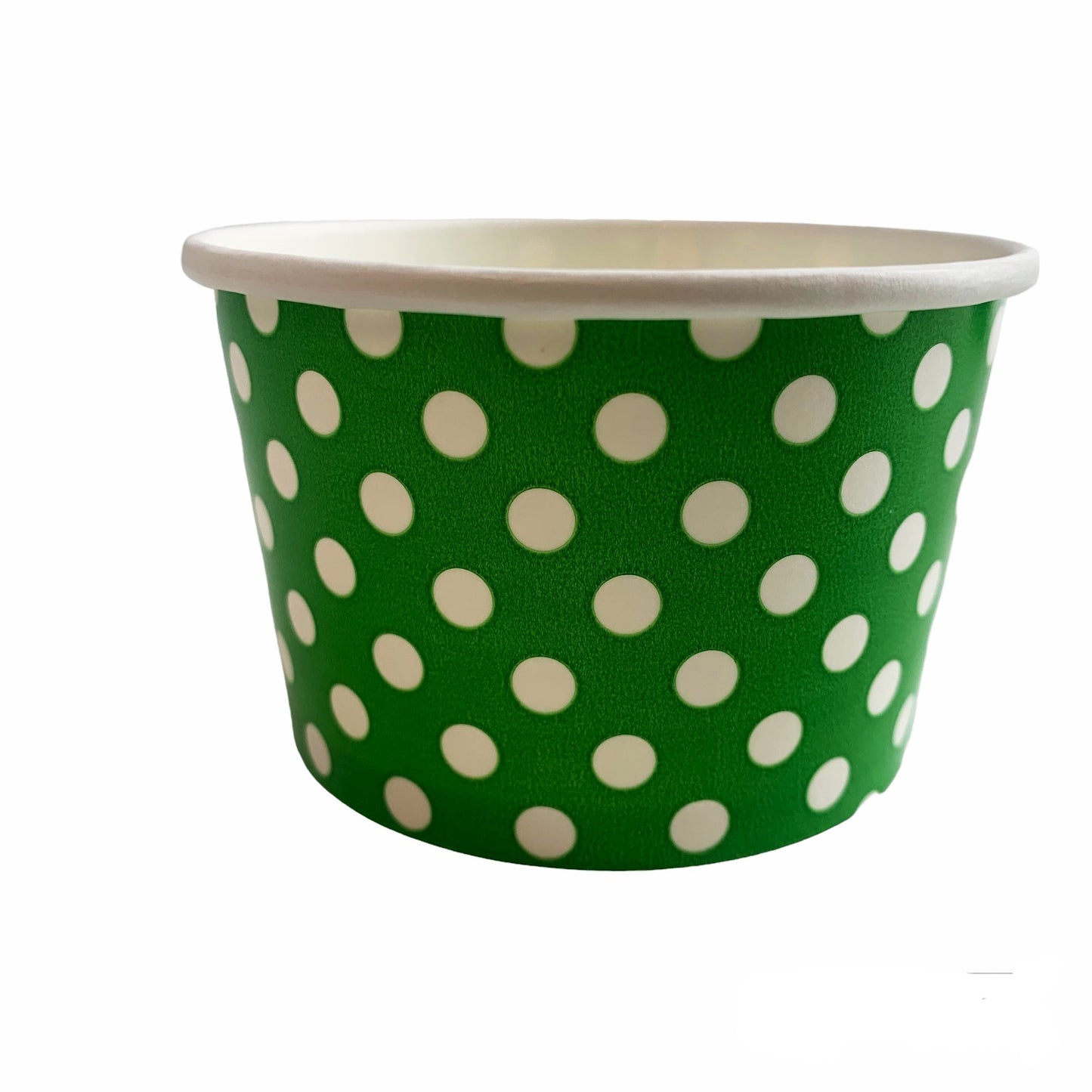 Heyiwell 1000PC/Case 6OZ Polka Dot Paper Ice Cream Cups,Disposable Dessert Cups Hot and Cold Food Paper Cups